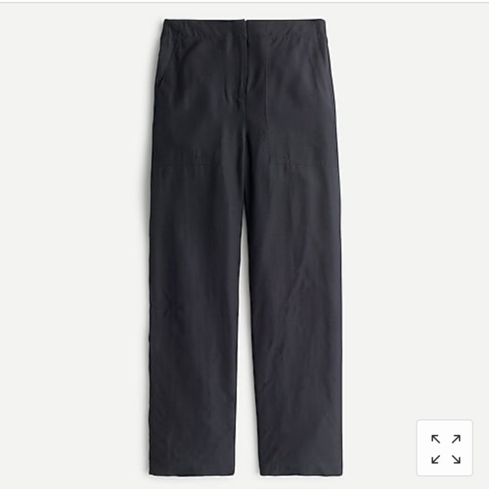 NWOT J. Crew Women’s Black Dress Pants with Elastic Waistband in Back